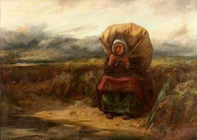 En Met De Last van Vele Jaren, 1888 door Thomas Faed